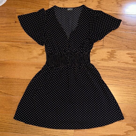 Polka Dot Semi-Formal Dress - Picture 1 of 4